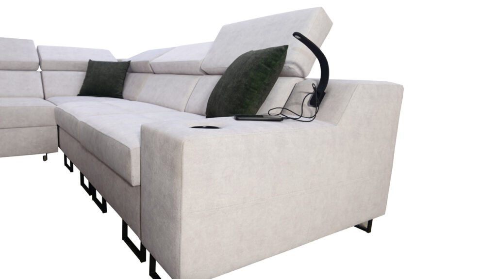 Rohová sedačka Alicanto III detail