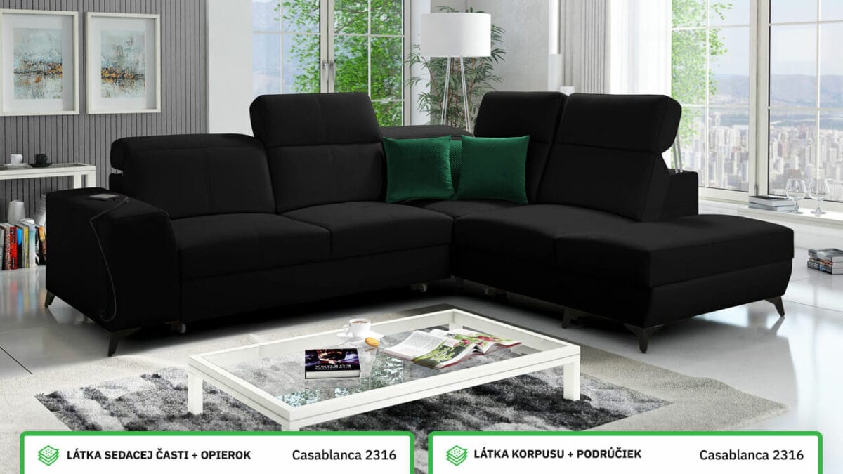 Rohová sedačka BELUTI VII MIX Farebné prevedenie