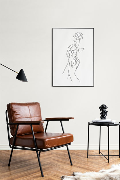 cierno biela obyvacka